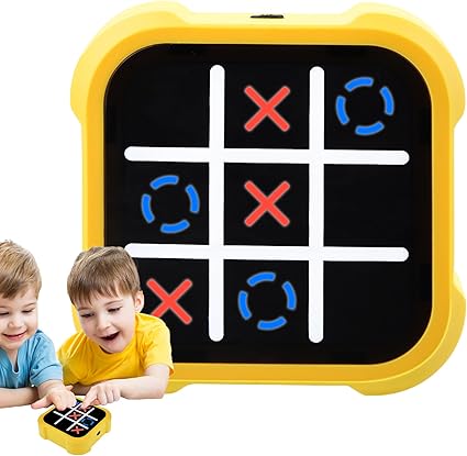 Pipihome Electronic Tic Tac Toe – 3-in-1 XO Game, Travel Puzzle & Strategy Toy for Kids, Adults & Family Fun