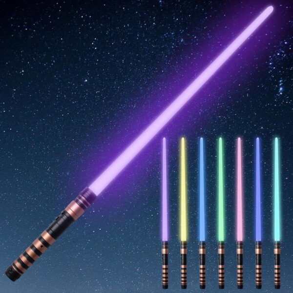 Light Up Saber Toy with FX Sound & 7-Color LED – Kids Star Wars Roleplay